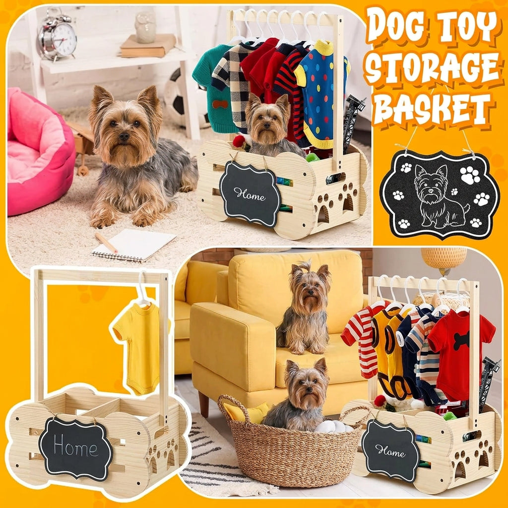 Meela’s Little Closet | Yorkie Outfit & Toy Organizer