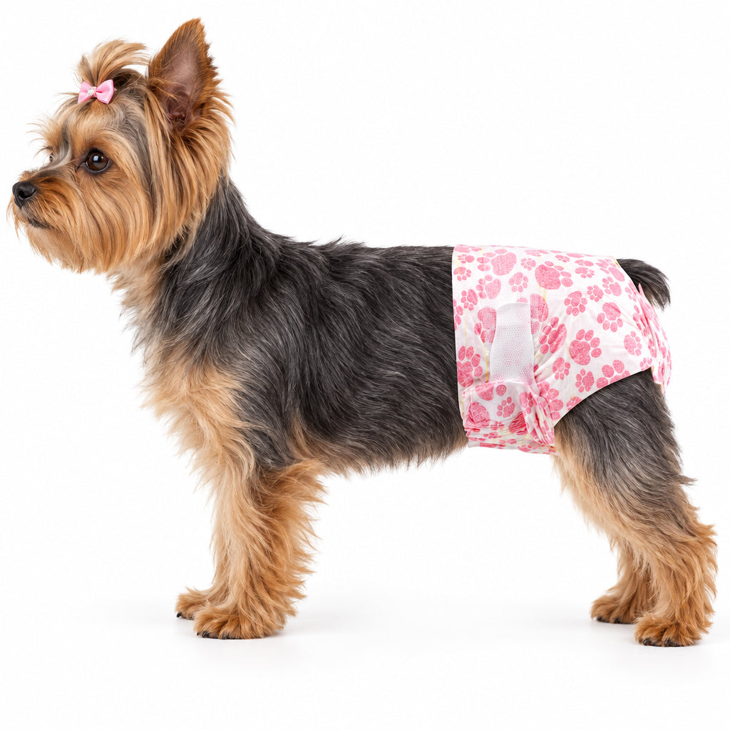 Meela’s Dainty Little Dog Diapers | Female, 48 Count
