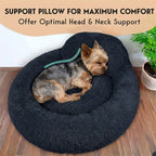 Meela's Dreamy Donut Calming Bed — Plush Washable Dog Bed for Small Dogs