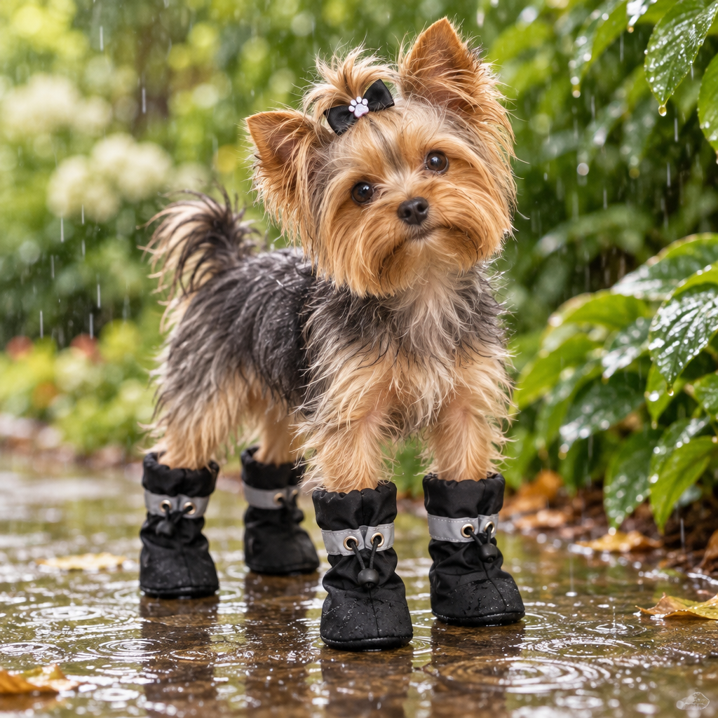 Meela’s Rainy-Day Paw Boots | Set of 4
