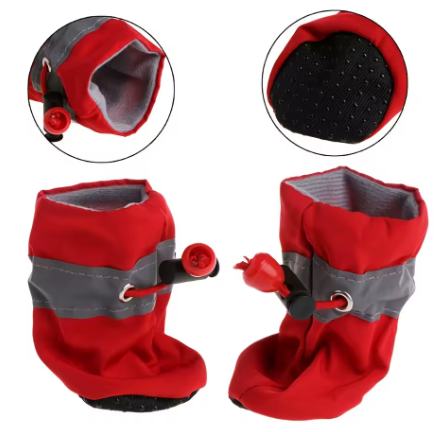 Meela’s Rainy-Day Paw Boots | Set of 4