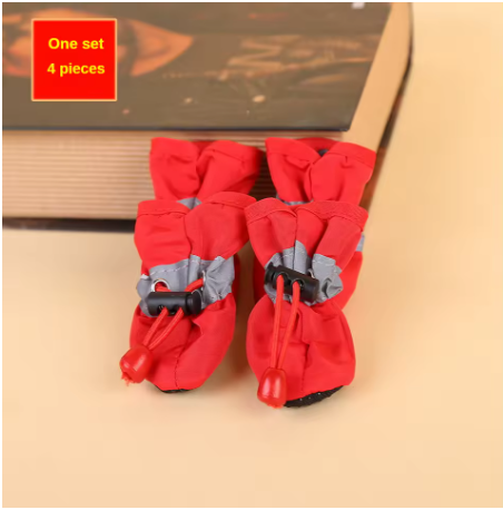 Meela’s Rainy-Day Paw Boots | Set of 4