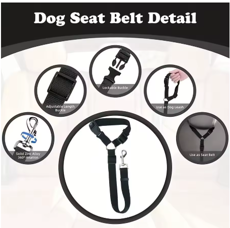 Meela’s Adjustable Yorkie Car Tether