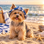 Meela’s Sunny Stroll Yorkie Bucket Hat
