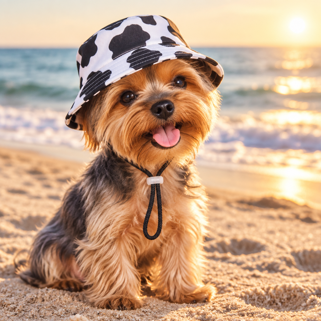 Meela’s Sunny Stroll Yorkie Bucket Hat