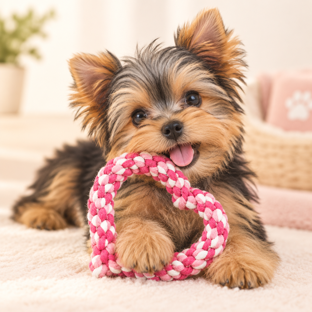 Meela’s Little Love Heart Rope Toy