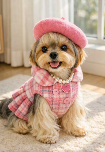 Meela’s Little Paris Yorkie Outfit