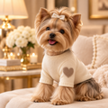 Meela’s Little Heart Yorkie Sweater
