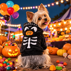 Meela’s Little Boo Yorkie Halloween Hoodie