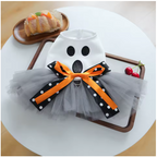 Meela’s Little Ghost Yorkie Halloween Tutu Dress