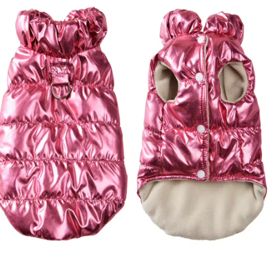 Meela’s Little Shimmer Yorkie Puffer Coat