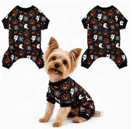 Meelas Pumpkin Paws Halloween Pajamas