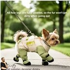 Meelas Glow Grip Dog Boot Suspenders