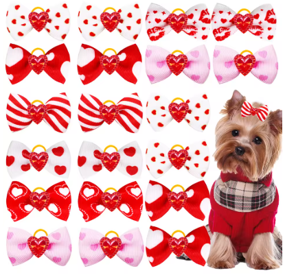 Meelas Valentine Bow Pack 10 pcs