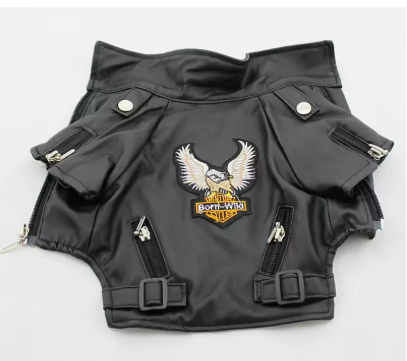 Meelas Eagle Leather Vest