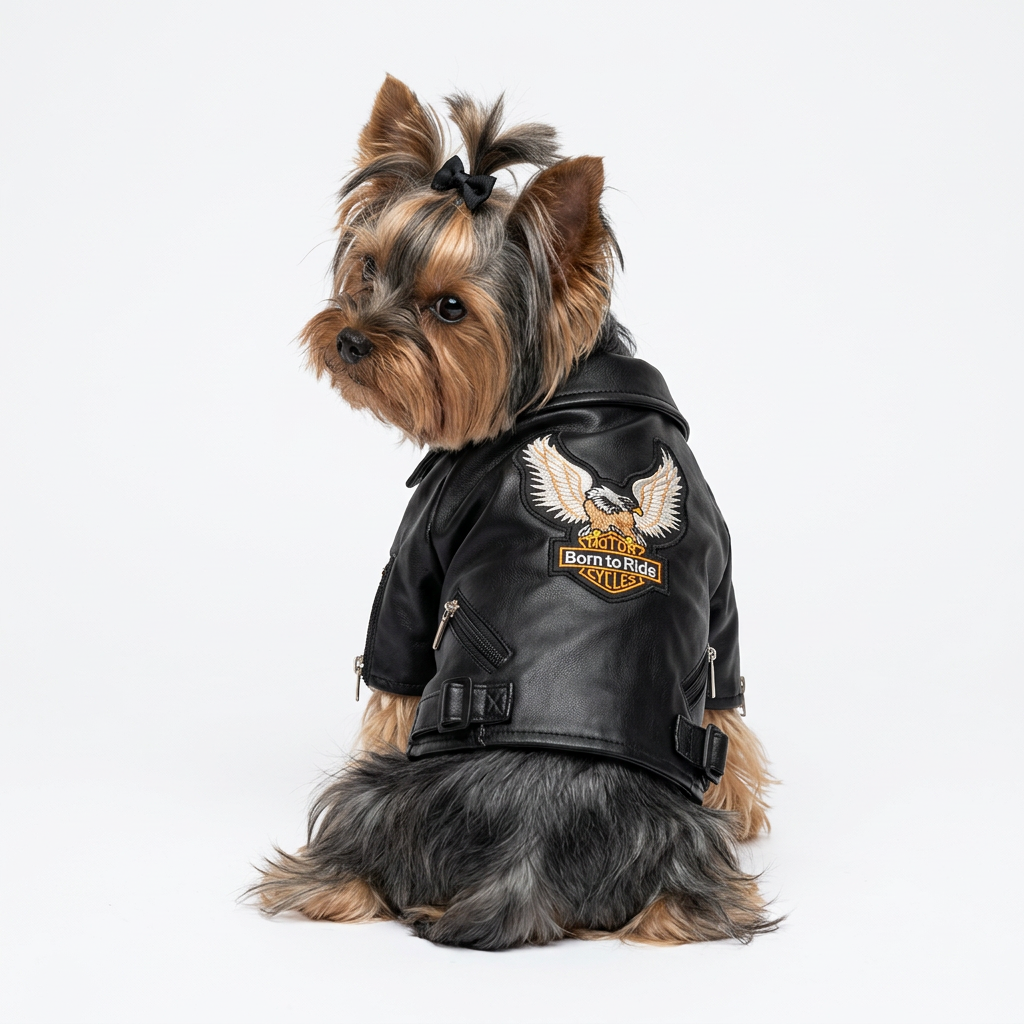 Meelas Eagle Leather Vest