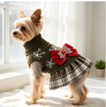 Meelas Festive Girl Dog Sweater