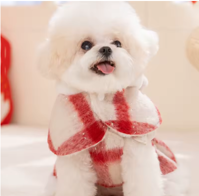Meelas Holiday Plaid Pet Dress