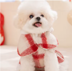 Meelas Holiday Plaid Pet Dress