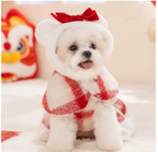 Meelas Holiday Plaid Pet Dress