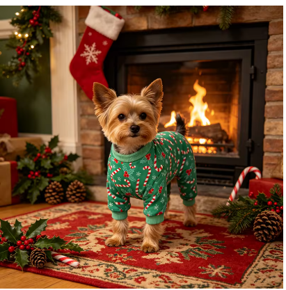 Meelas Candy Cane Loungewear