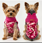 Meelas Plaid Fleece Dog Sweater