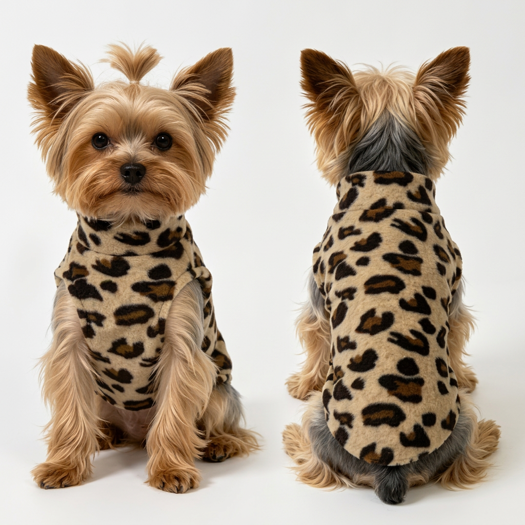 Meelas Teacup Dog Plaid Sweater