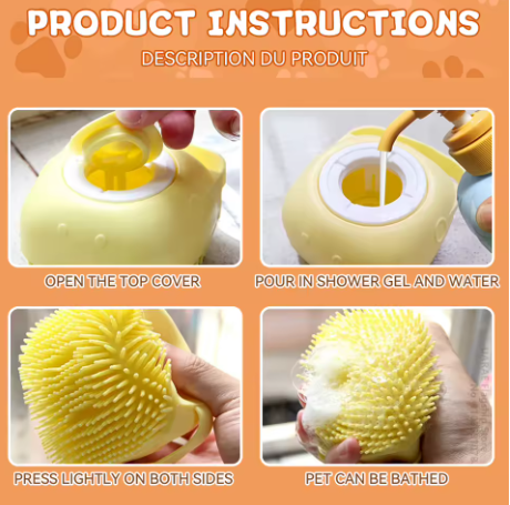 Meela’s Bath-Time Shampoo Brush