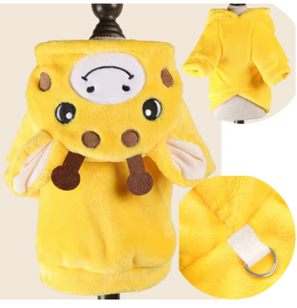 Meela’s Giraffe Halloween Fleece Costume