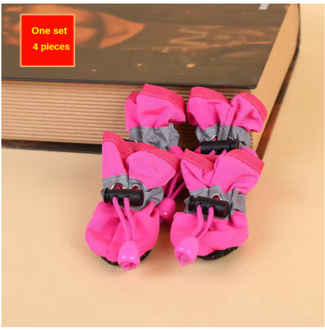 Meela’s Rainy-Day Paw Boots | Set of 4